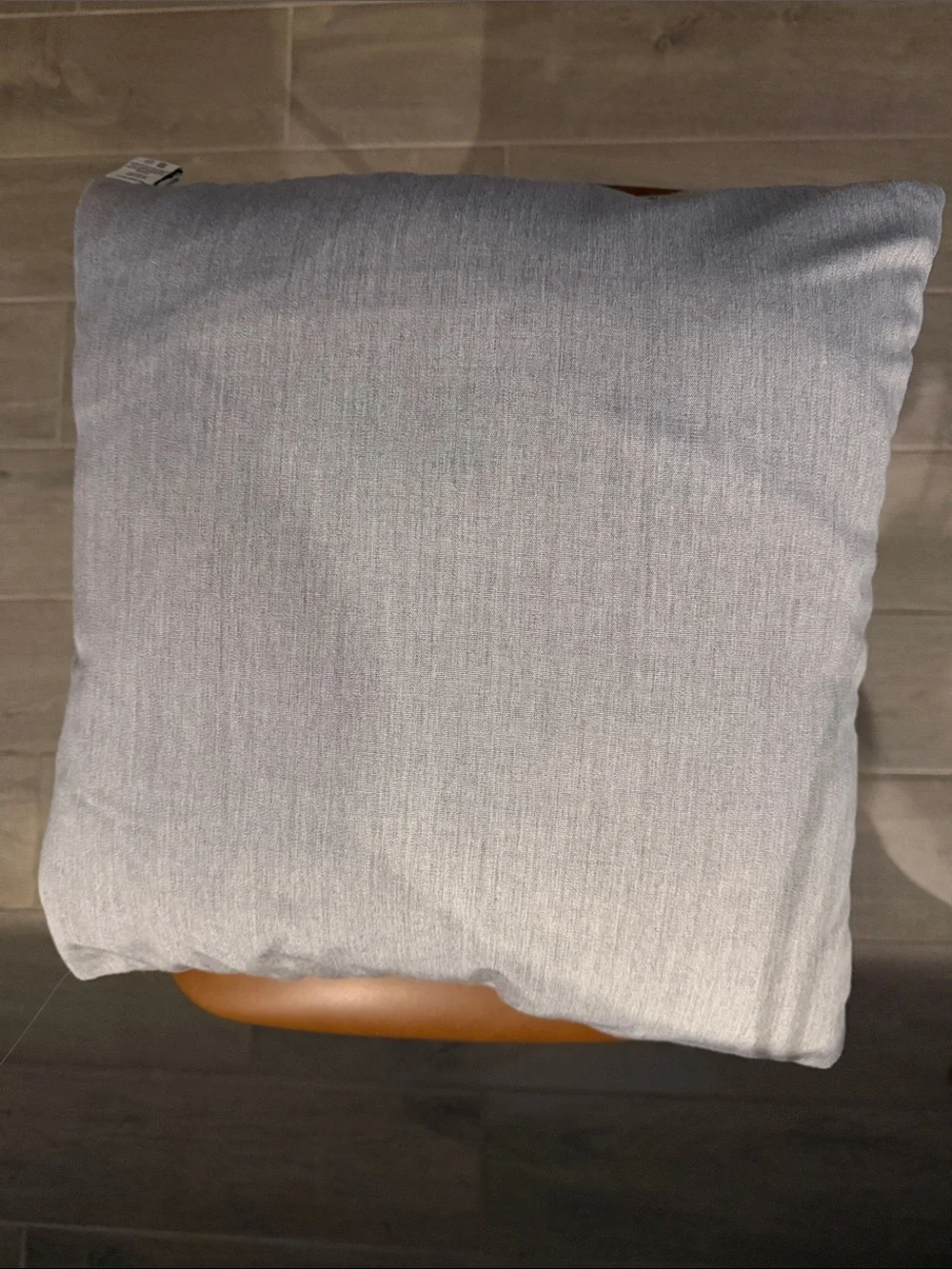 Elaine Smith Light Gray Woven Fringe Accent Pillow  (2 pillows) both